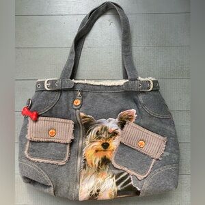 Fuzzy Nation Yorkie Tote Discontinued